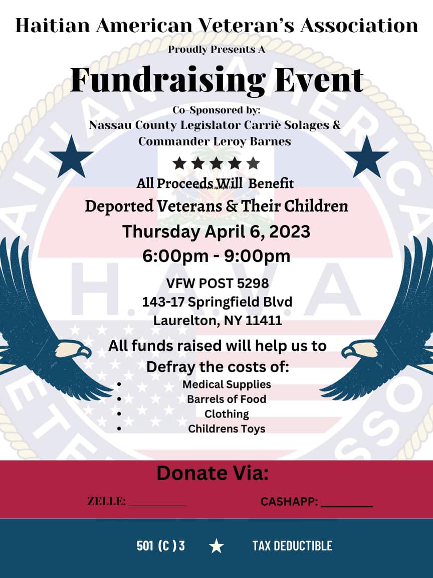 Fundraising Event Honoring Haitian American Veterans - 3